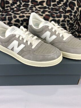 NEW IN BOX New Balance T500 Court Brown White CT500CJ  Size - Men 8/Women 9-1/2